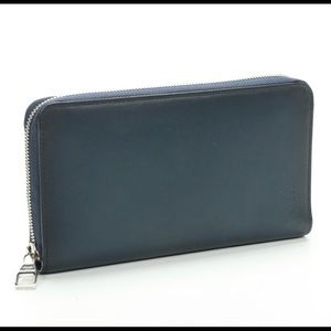 Louis Vuitton Zippy wallet in slate blue ombré
